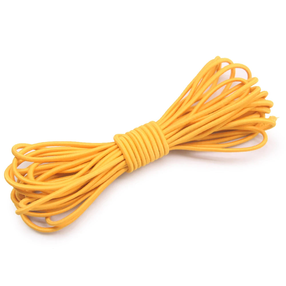2.5mm Elastic Rope Elastic Band Shock Cord Bungee Rubber Band Stretch Thread for Garment Accessory Craft Handmade DIY