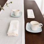 12pcs Table Napkins Wedding Party Dinner Table White Cloth Napkin Restaurant Home Napkins Cotton Linen Handkerchie 4 Size