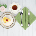 Set of 12 PCS 40x40cm Cotton Linen Blended Cloth Napkins Placemats Soft Dining Table Tea Towels For Home & Events Use