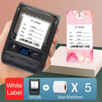 DETONGER DP23S Barcode QR Code Clothes Jewelry Price Tag Printer Android iOS Bluetooth Connection PC Printer