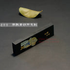 Traditional Chinese Sumi-e ink stick Solid ink Inkstick calligraphy Painting ink Hui mo Mi Le Fo Maitreya Buddha black color
