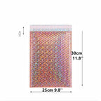 50pcs Rose Gold Poly Bubble Mailer Envelopes Aluminum Foil Padded Envelopes Self Seal Bubble Shipping Mailer Bags
