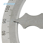 150mm 300mm Stainless Steel 180 Degree Protractor Angle Finder Rotary Measuring Ruler Machinist Tool Craftsman Ruler Goniometer