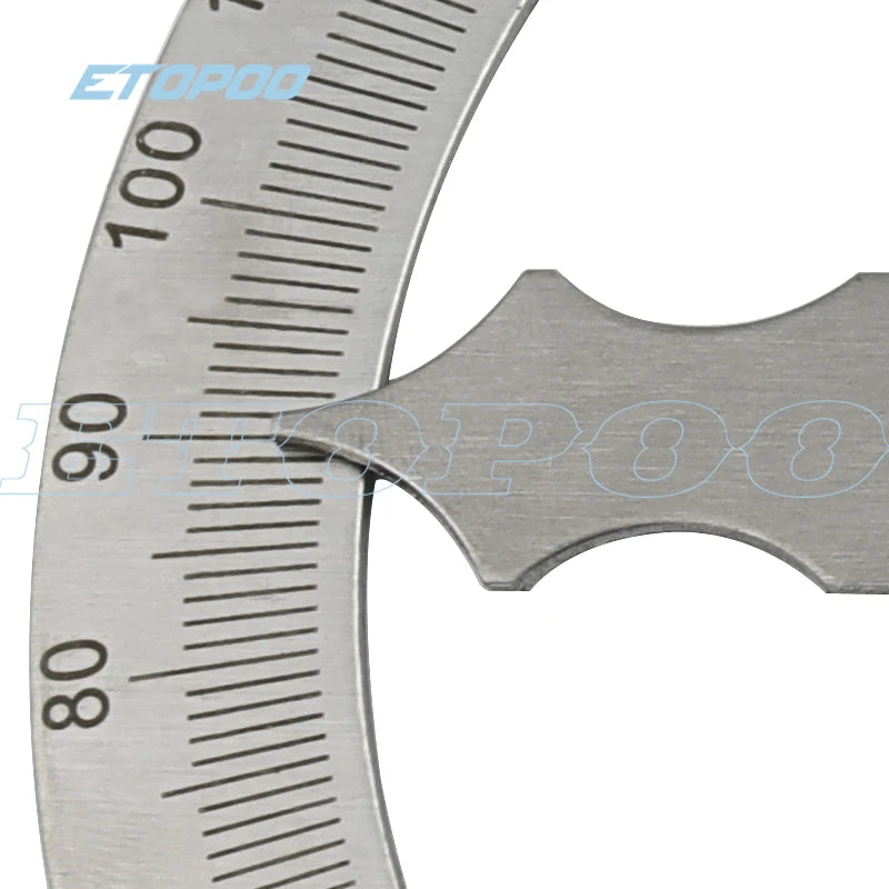 150mm 300mm Stainless Steel 180 Degree Protractor Angle Finder Rotary Measuring Ruler Machinist Tool Craftsman Ruler Goniometer