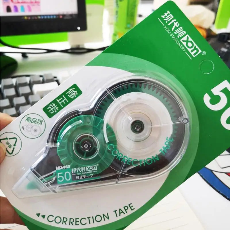 Large-capacity Correction Tape 50m Long Roller Text For A Correction Typos Writing Variety Paper Of To Data Use Suitable Ea C1I3