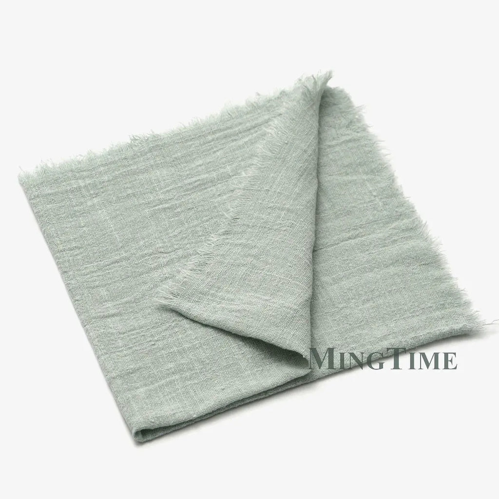 Napkin Cotton Cloth 41*41cm Rustic Gauze Hanky Tea Towel Dining Place Mats Wedding Supplies Linen Home Table Decor