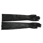Free shipping !!! Hot Wrist seamless black / red latex opera long latex gloves fetish latex gloves