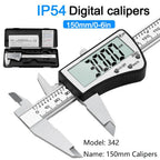 4/6-Inch 100/150mm Big Screen Digital Calipers Stainless Steel Electronic Vernier Caliper Metal Micrometer Measuring Tools