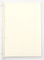 A5 B5 20Holes Loose-Leaf Notebook Refill 60Sheet Spiral Binder Paper Index Inside Page Dot Grid Blank Connell Stationery