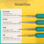 3/4Pcs Wolves Hair Brush Chinese Calligraphy Pen Hook Line Paint Brush Chinese Calligraphy Brush Art Oil Painting Drawing Brush