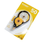 Large-capacity Correction Tape 50m Long Roller Text For A Correction Typos Writing Variety Paper Of To Data Use Suitable Ea C1I3