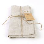 4PCS 40X40CM Pure Linen Napkins Cloths Soft Comfortable Fabric Reusable Kitchen Accessories for Wedding Birthday Parties