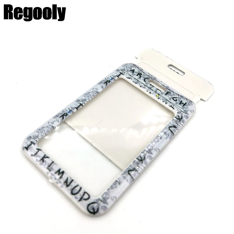 Letters Anime Lanyard Badge Holder ID Card Lanyards Mobile Phone Rope Key Lanyard Neck Straps Keychain Key Ring