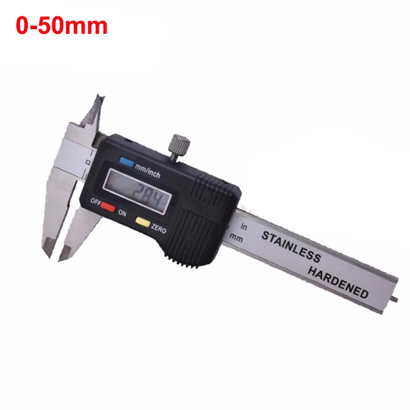 Stainless Steel 0-70/100/150/200/300mm Digital Caliper Messschieber Paquimetro Electronic Carbon Fiber Vernier Caliper Gauge