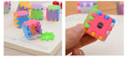 Kawaii Creative Blocks Pencil Sharpener Stationery School Office Supplies Novelty Gift Cube Funny