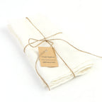 4PCS 40X40CM Pure Linen Napkins Cloths Soft Comfortable Fabric Reusable Kitchen Accessories for Wedding Birthday Parties