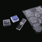 9 Sizes Clear Acrylic Stamp Block for DIY Crafts Card Making Decorations Scrapbooking Handmakes Use with Acrylic Stamps Tools