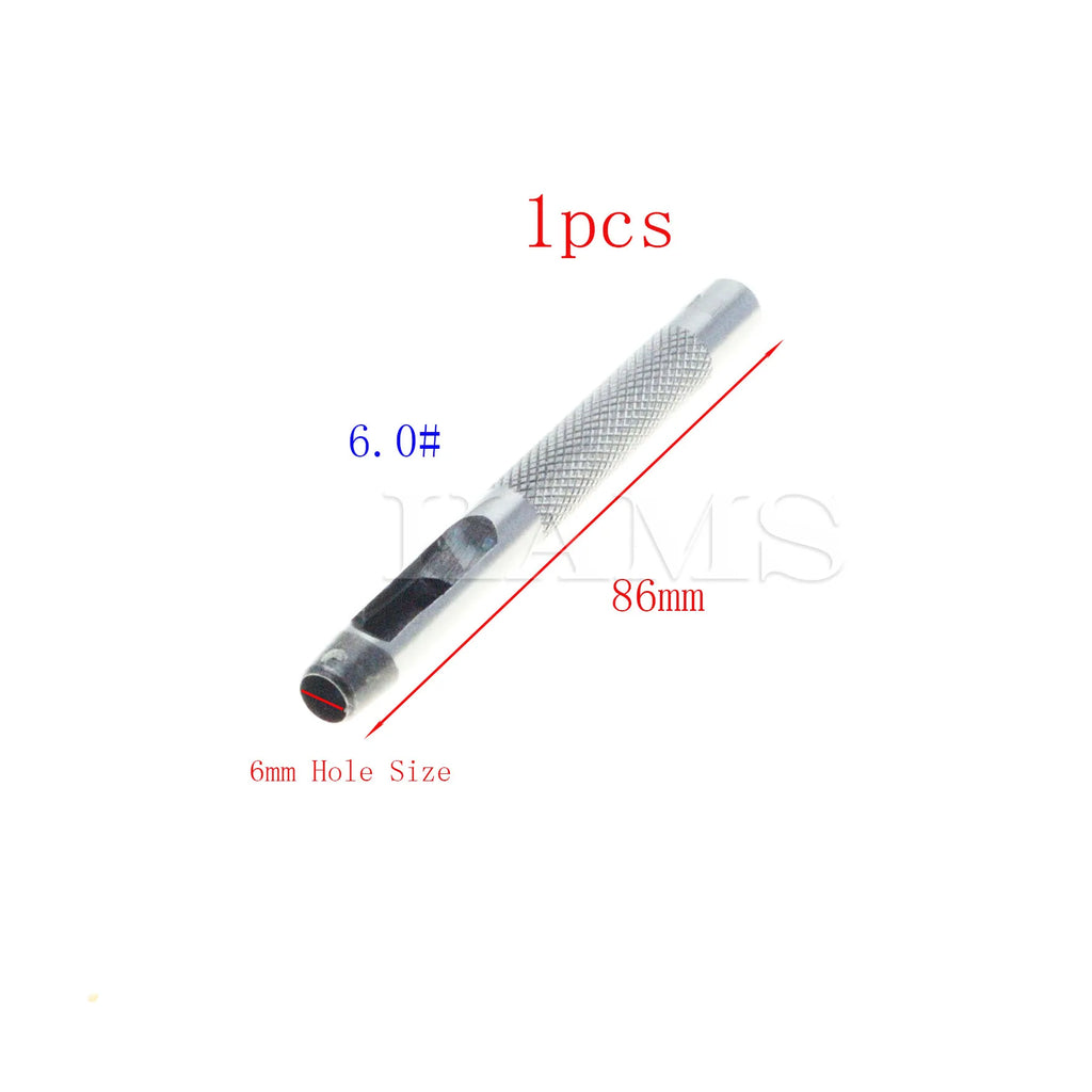 25 Size Pick Leather Tools Leather Punch Leathercraft Hole Craft Set Hollow Puncher Belt Punch 1.0mm-25mm for Clothing Canvas