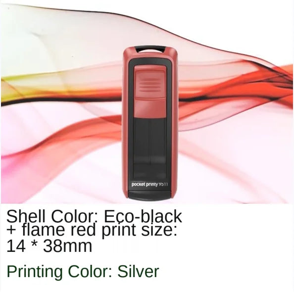 Rectangle Pocket Self Inking Engraving Rubber Stamp Hold DIY Material for Laser Engraving Stamping Machine
