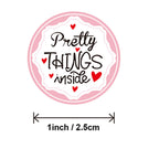 50-500Pcs“Open Me Already" Stickers 1inch Thank You Sticker For Gift Box Decoration Stationery Envelope Postcards Sealing Labels