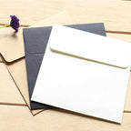 20Piece 10*10cm Square Color Candy Small Envelope DIY Colour Purple/Black/Green/cowhide/yellow/Blue/Pink