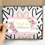 30 Pcs/pack Thank You Card Foil Gold Card Thank You For Your Supporting My Small Business Card Small Shop Gift Decorative Card
