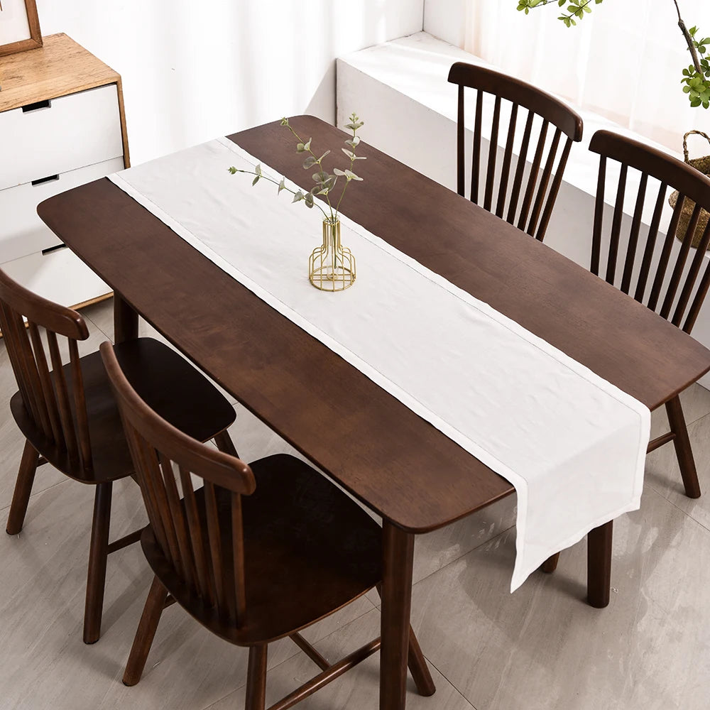 12pcs Table Napkins Wedding Party Dinner Table White Cloth Napkin Restaurant Home Napkins Cotton Linen Handkerchie 4 Size