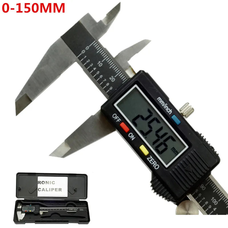 Stainless Steel 0-70/100/150/200/300mm Digital Caliper Messschieber Paquimetro Electronic Carbon Fiber Vernier Caliper Gauge