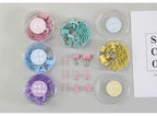 80Pcs/lot Color Binder Clips Set Mint Green Pink blue Multi Paper Clips Kawaii Stationery Office Accessories School Supplies