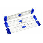 2 in 1 Pain Goniometer Spinal Goniometer Ruler Motion Tester Pain Rating Scale 360 Professional Medical Protractor Angle Ruler