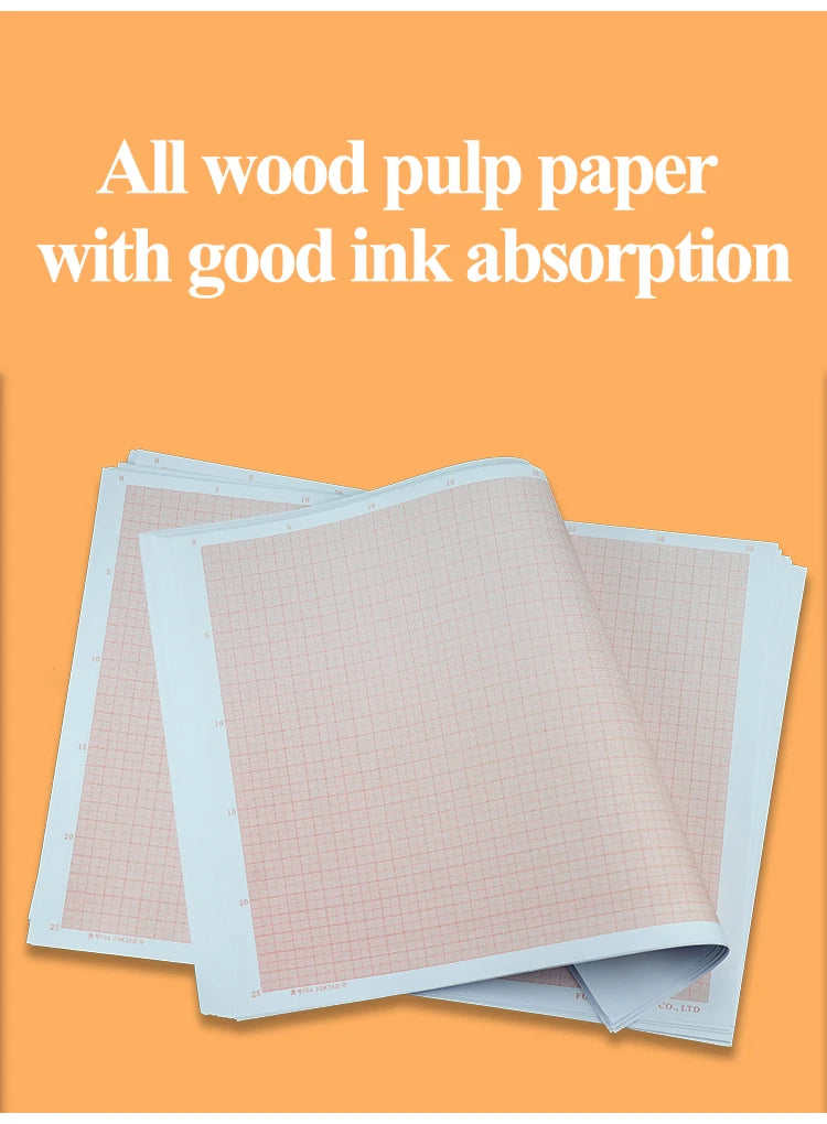 Standard Coordinate Paper A4/A3/A2 Grid Paper Plaid Drawing Paper Manuscript Drafting K-line Calculation Graph Logarithmic Paper