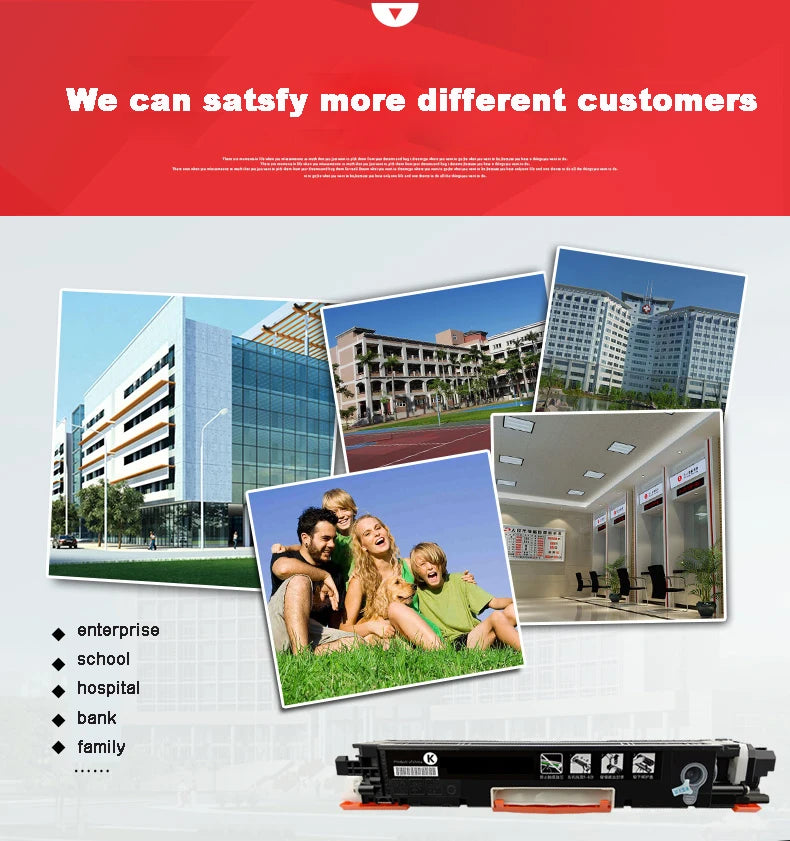 4 Colors Compatible Ricoh MC240 Toner Cartridge for MC240FW PC200W Color Printer No Chip