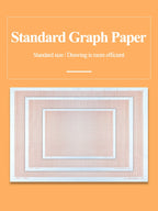 Standard Coordinate Paper A4/A3/A2 Grid Paper Plaid Drawing Paper Manuscript Drafting K-line Calculation Graph Logarithmic Paper