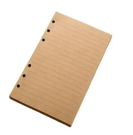 A5 A6 A7 50 Sheet Loose-leaf Colorful Refill Inner Page Line Blank Grid Inner Page Inside Paper Stationery