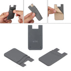 Silicone Phone Card Holder Wallet Case Phone Wallet Stick On Credit Card Holder Phone Pocket for Almost All Cell Phone