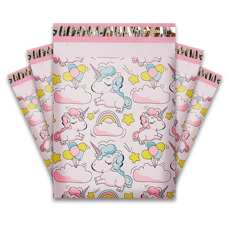 10PCS Print Poly Mailer Cloth Packaging Envelopes Self Seal Clothes Mailing bag  courier shipping envelopes