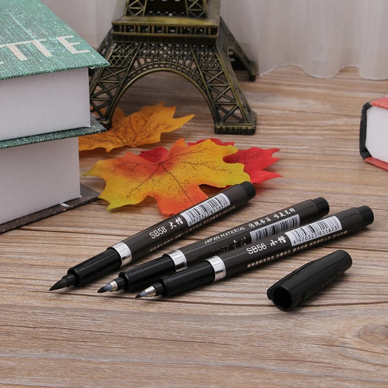 1PC Chinese Japanese Calligraphy Brush Ink Pen Writing Drawing Tool Craft