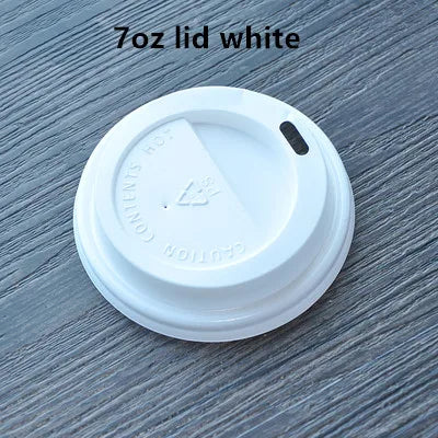 100pcs/pack 7oz Thick Paper Cup Disposable Kraft Coffee Cup Hot Drinking Party Supplies