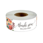 120Pcs/roll Thank You For Your Order Stickers Pink Labels For Envelope Sealing For Small Business Decor Sticker Stationery
