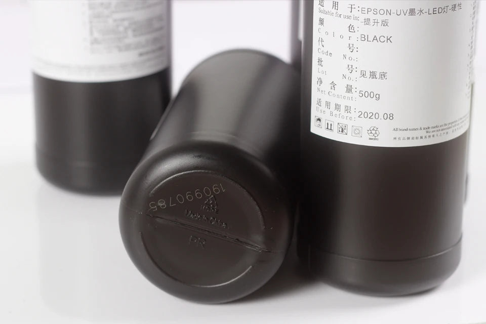250ml or 500ml UV DTF ink for EPSON R1390 R2000 R1900 T50 L805 L800 L1800 For DX4 DX5 DX6 DX7 TX800 XP600 Printhead Hard uv ink