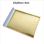 50pcs Rose Gold Poly Bubble Mailer Envelopes Aluminum Foil Padded Envelopes Self Seal Bubble Shipping Mailer Bags