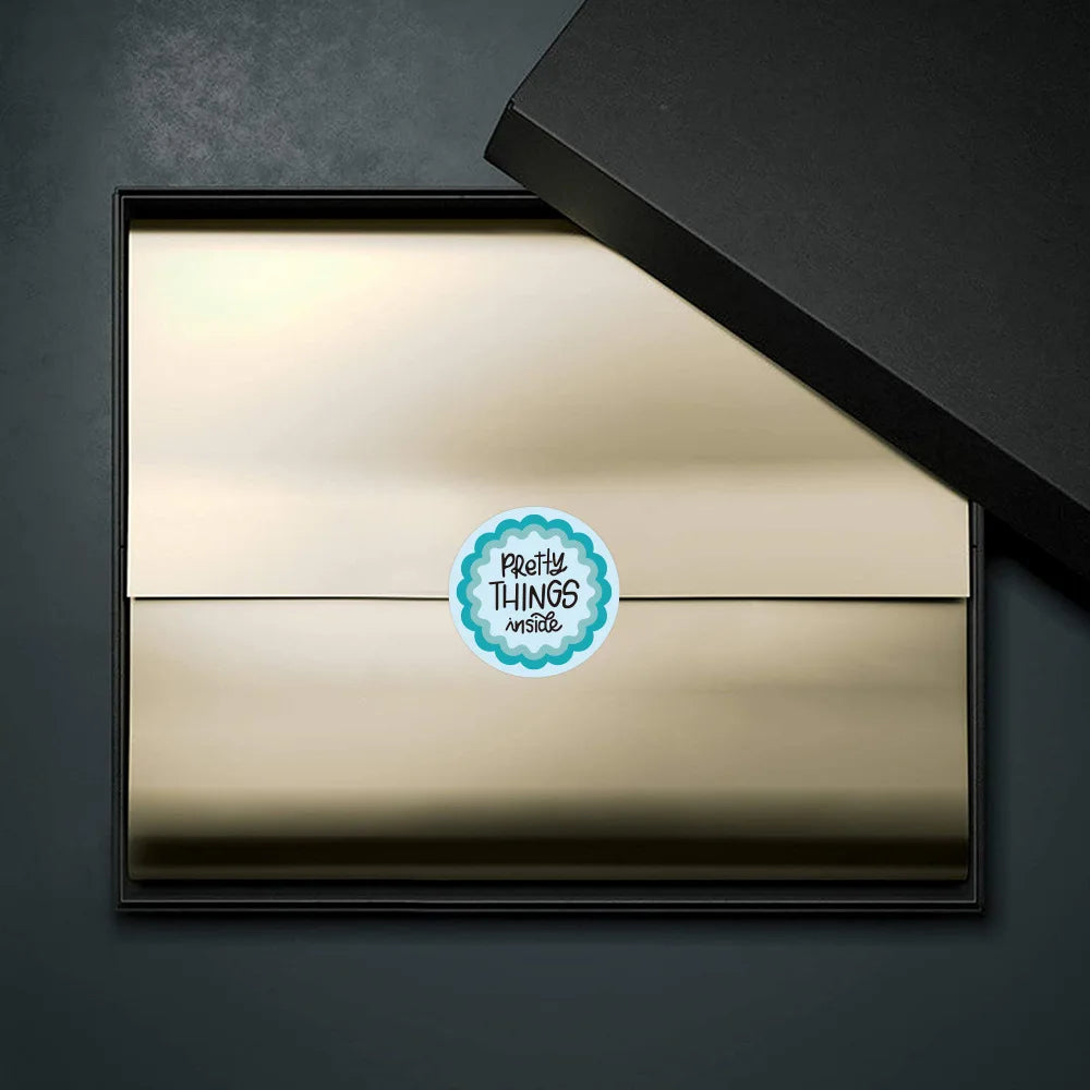 50-500Pcs“Open Me Already" Stickers 1inch Thank You Sticker For Gift Box Decoration Stationery Envelope Postcards Sealing Labels