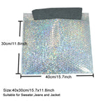 10PCS Holographic Metallic Bubble Mailer Laser Gift Bags Glamour Colorful Foil Bubble Envelopes Padded Shipping Mailing Envelope