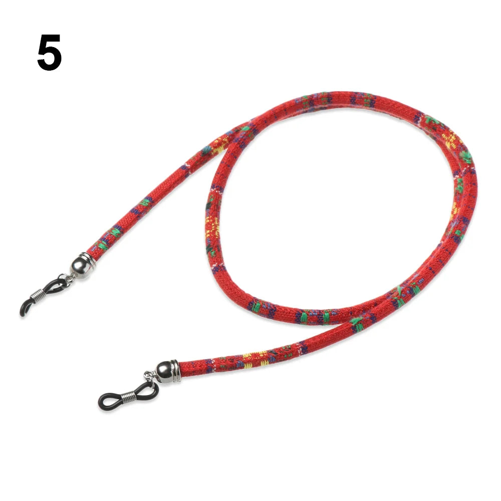 Colorful Acrylic Beads Glasses Chain Reading Glasses Cord Holder Anti-lost Rope Vintage Neck Strap Rope for Eyewear Accessories