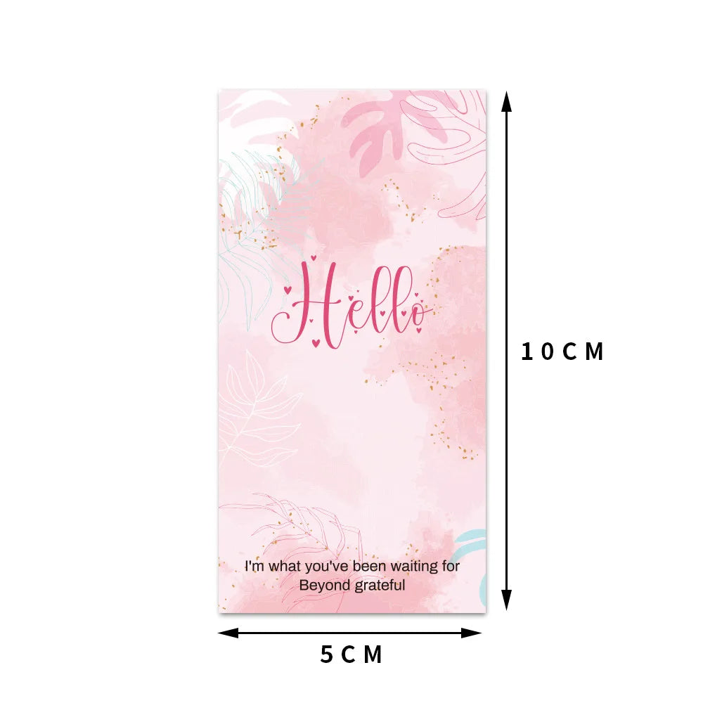 10-50pcs ' Especially For You' Rectangle Stickers 5*10cm Thank you Small Business Sticker Labels For Express Package Decor