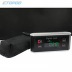 IP65 Digital LCD Protractor Angle Finder Level Inclinometer Magnetic V-Groove 0~360 Degree Inclinometer Level Box with Magnet