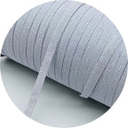 5yards/Lot 6mm Glitter Elastic Ribbon Sewing Elastic Band Fiat Rubber Band For Waist Band Stretch Rope DIY Mask Lanyard