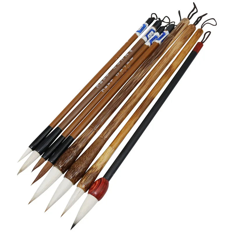 1 Pcs Wolf Hair Calligraphy Brush Chinese Writing Brush Paint Brush Artist Drawing Watercolor Painting Brushes School Supplies