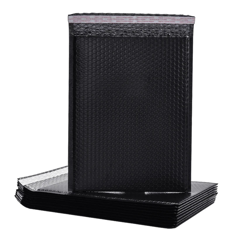 10PCS Black Poly Bubble Mailer Padded Envelope self seal mailing bag bubble envelope Shipping envelope Postal bag for shipping