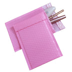 50pcs Poly Bubble Envelope Bags with Logo Printed Padded Shipping Envelopes With Bubble Mailing Bag Shipping Gift Packages Bags
